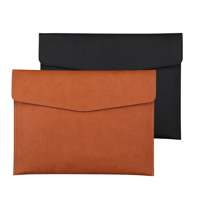 Leather Work Folder - Borsa per documenti in ecopelle, borsa