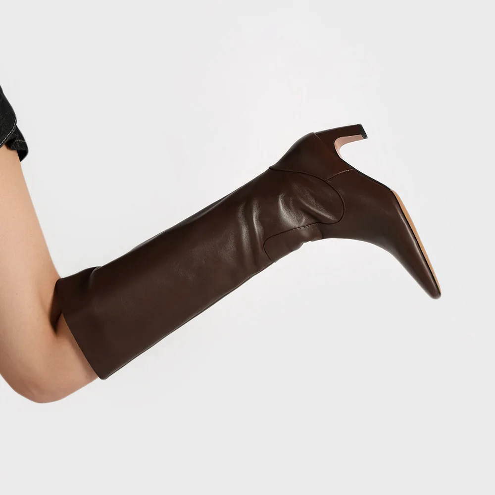 Leather Work Youtube - Autunno Inverno Nuovo Piccolo Punta Quadrata