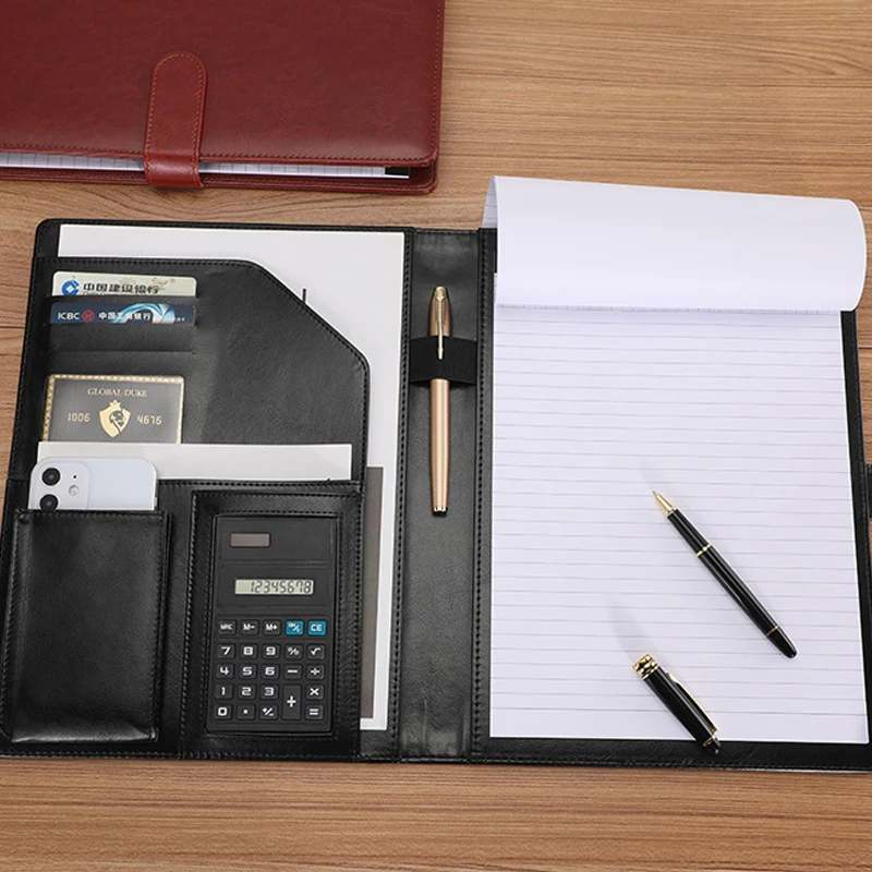 Leather Work Folder - Cartella portfolio esecutivo in pelle A4