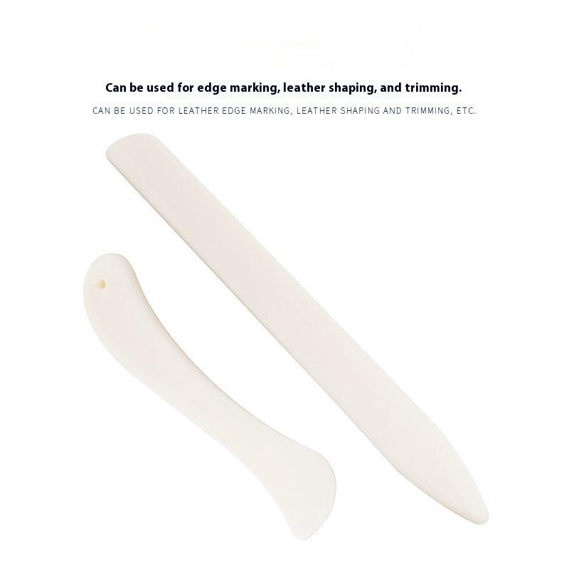 Leather Work Folder - 2 Pezzi Utensile per Lavorazione Pelle,