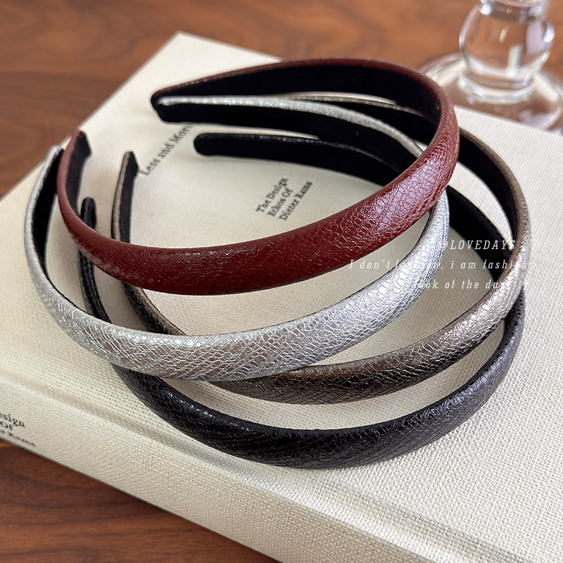 Leatherwork Pony - Fascia per Capelli Sottile in Pelle