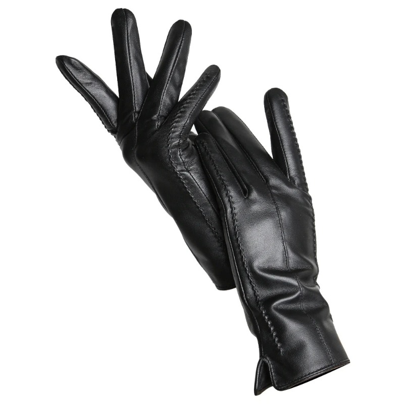 Leather Work Winter Gloves - Guanti da donna in pelle di