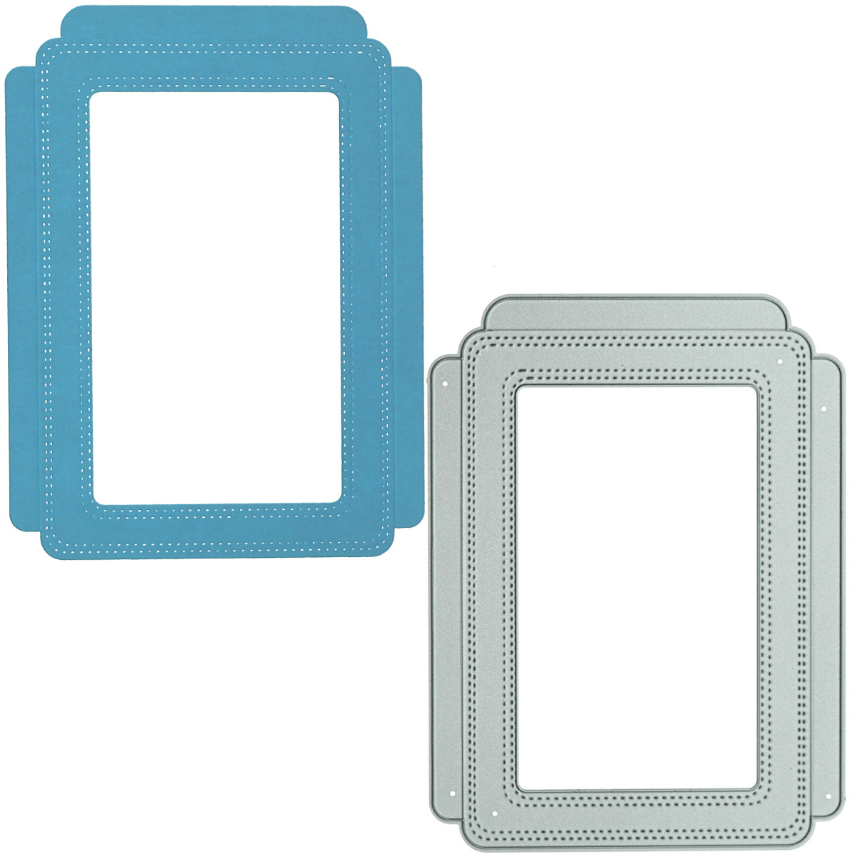 Leather Work In Art - Fustelle in metallo per scrapbooking Cornice