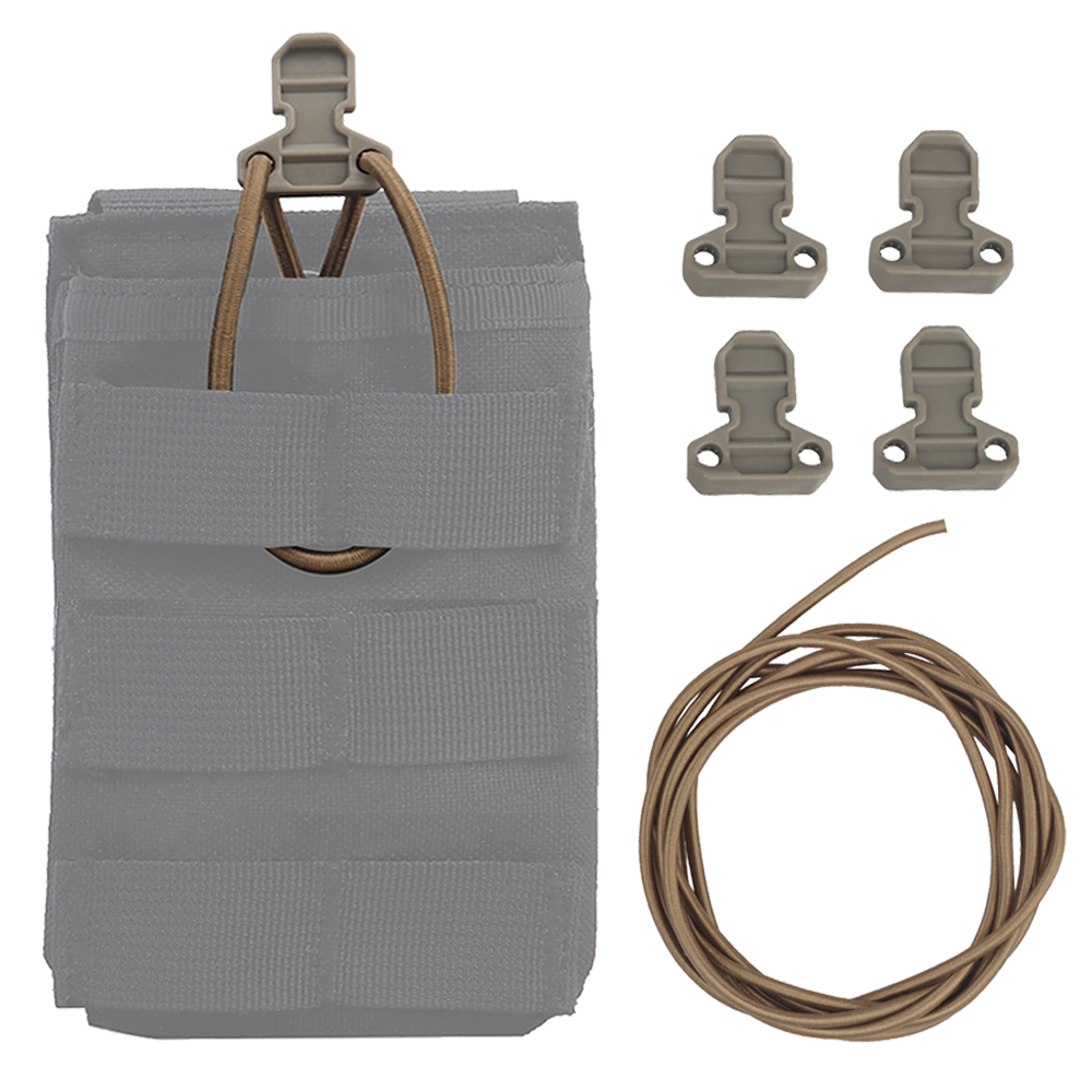 Leather Work Vest - Custodia tattica per caricatore Corde elastiche