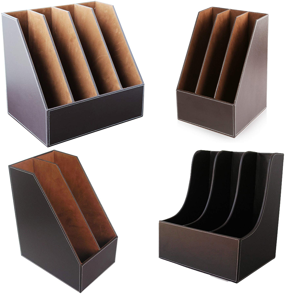 Leather Work Folder - XRHYY 2/3/4 Slot Semplice Casalinghi Cuoio