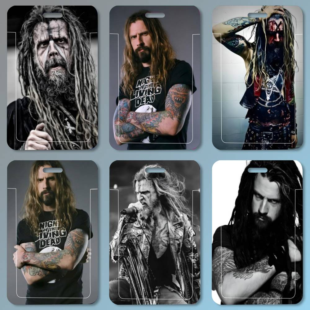 Leather Work In Art - R-Rob Zombie Canvas Art Porta Carte