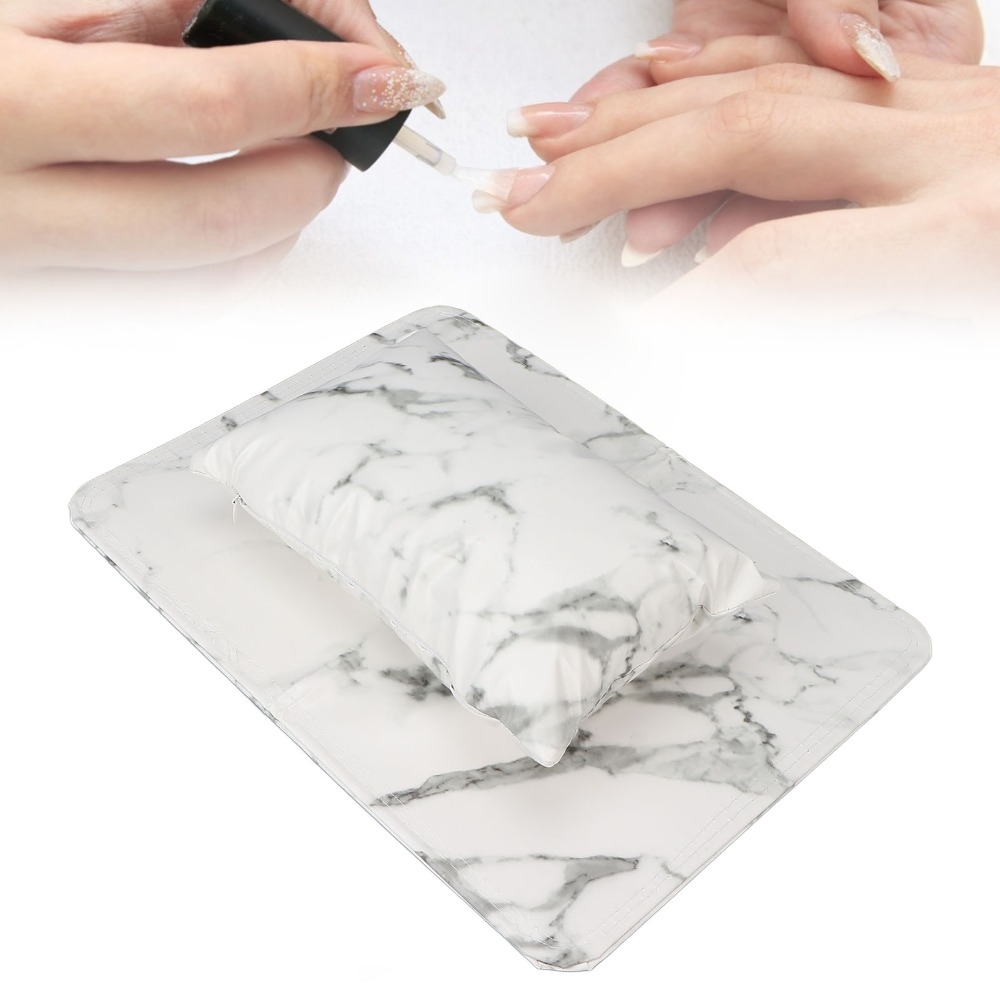 Leather Work In Art - 2 pezzi di cuscino per manicure