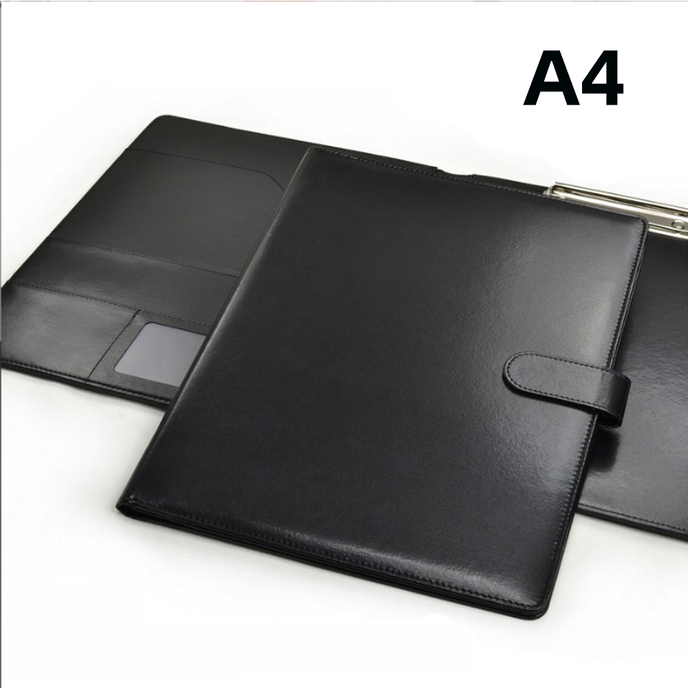 Leather Work Folder - Cartella per conferenze A4 Cartella per