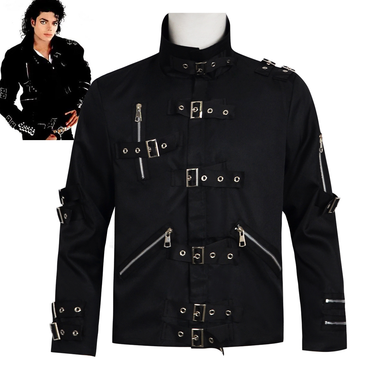 Leather Work Vest - Giacca in Pelle V8 Stile Punk