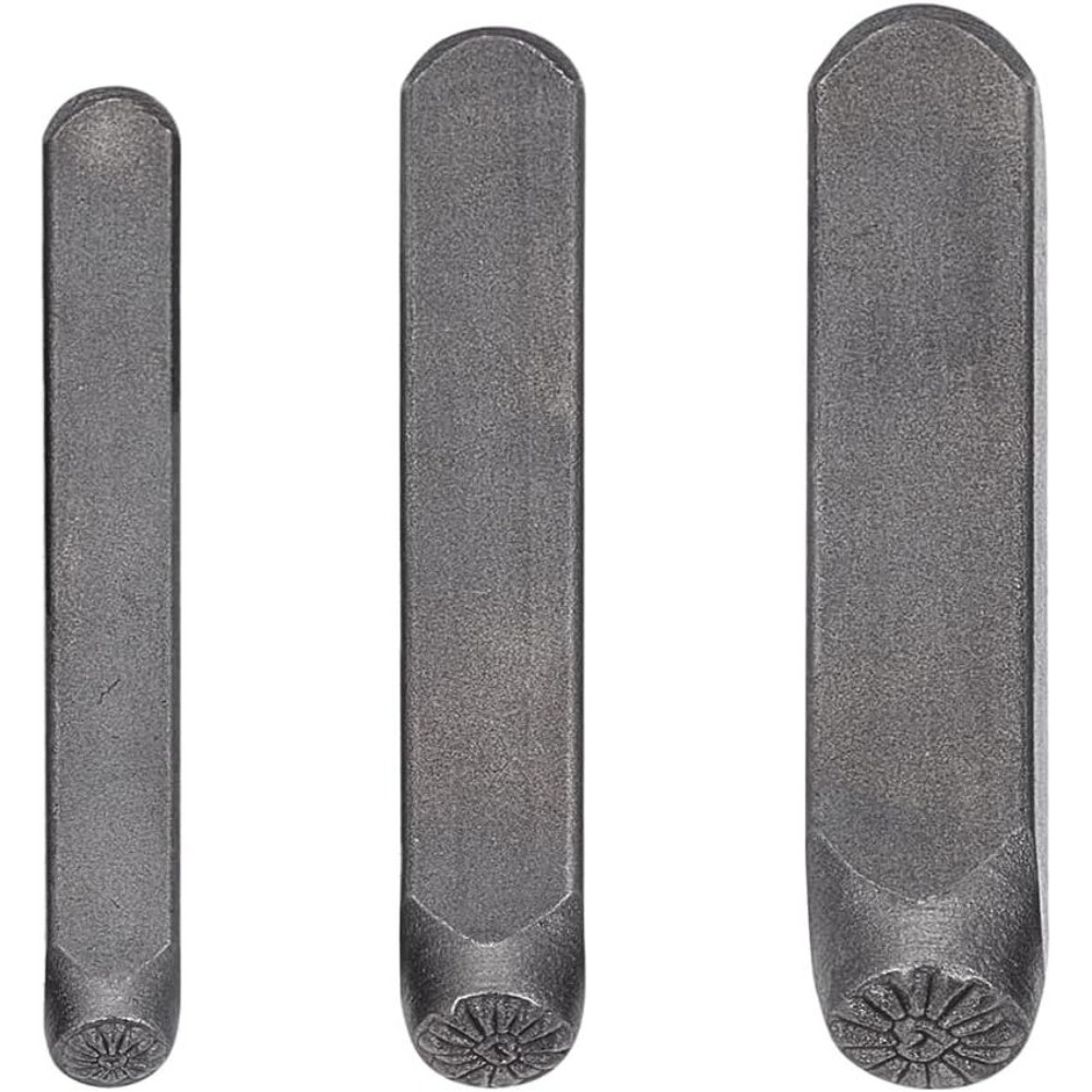 Leather Work In Art - Set di 3 Punzoni in Metallo