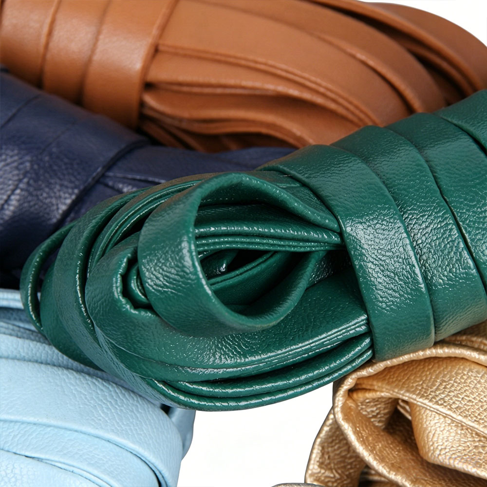 Leatherwork Pony - Corda in Pelle PU Colorata da