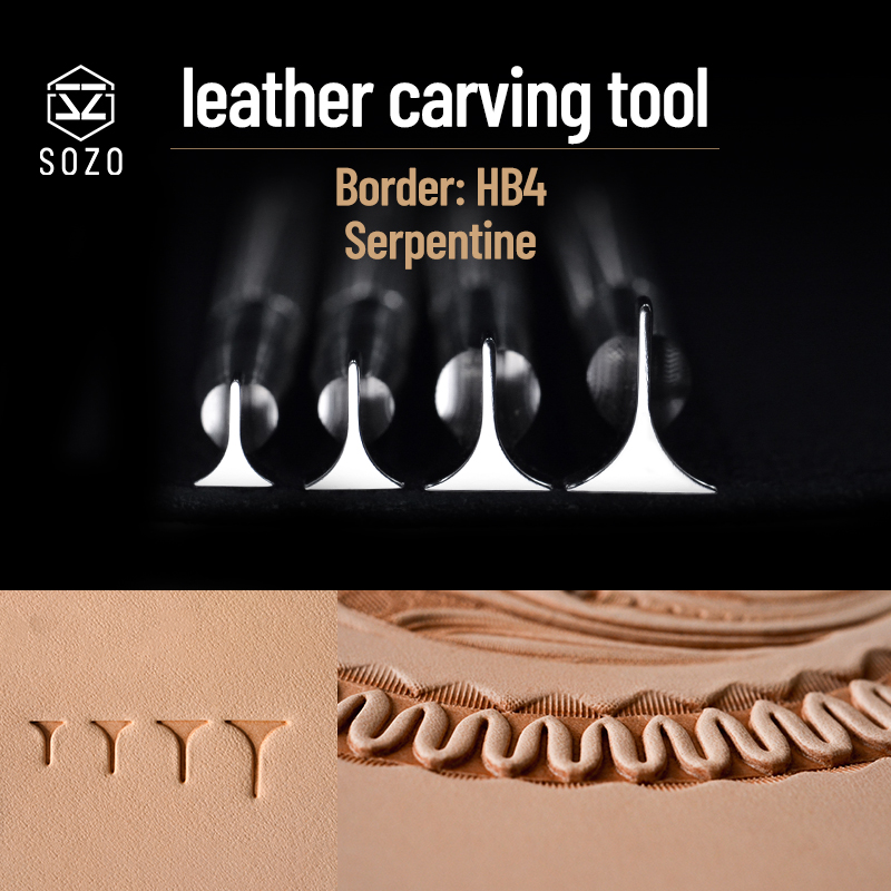Leatherwork Embossing - SOZO HB4 strumento per timbratura per
