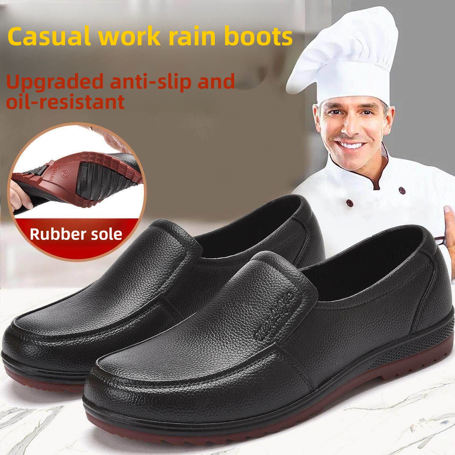 Leather Work Youtube - Scarpe da Lavoro da Cucina per