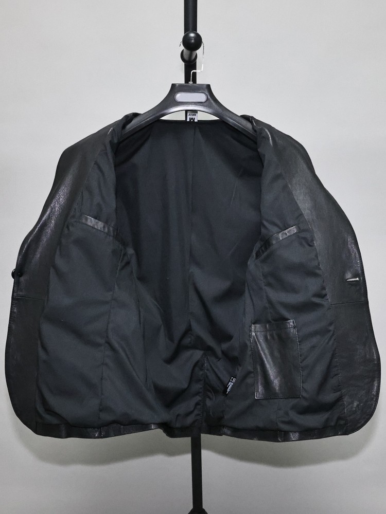 Blazer da Uomo in Vera Pelle,  - Leather Work Jacket Mens recensione e prezzo
