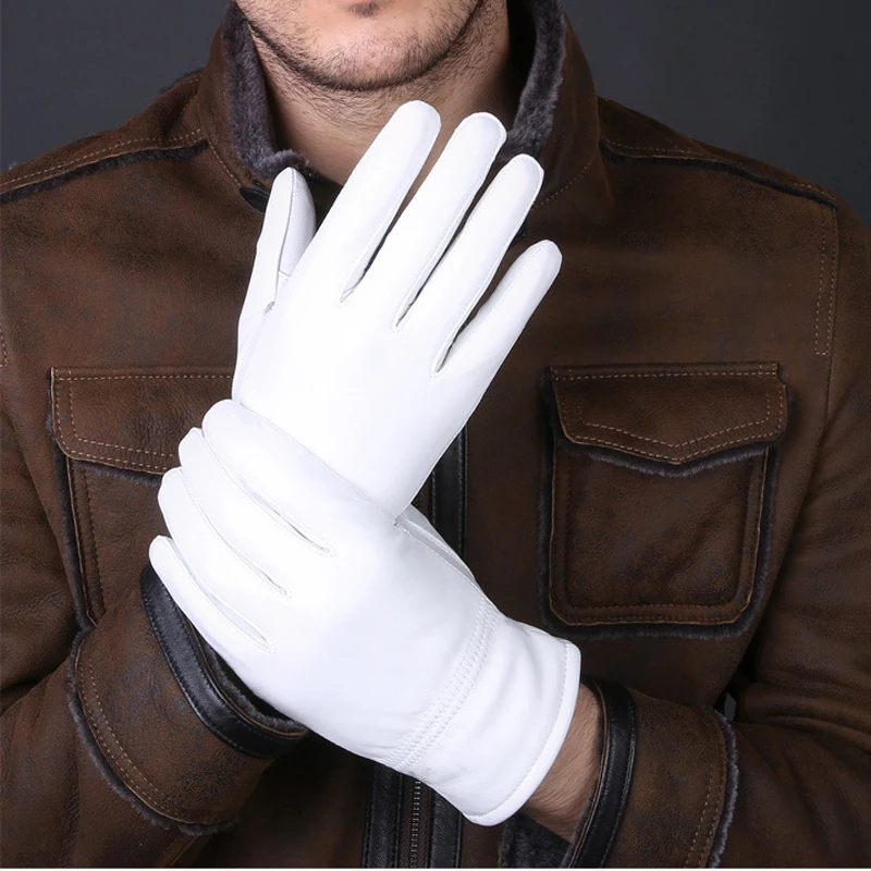 Guanti bianchi in vera pelle i - Leather Work Winter Gloves recensione e prezzo