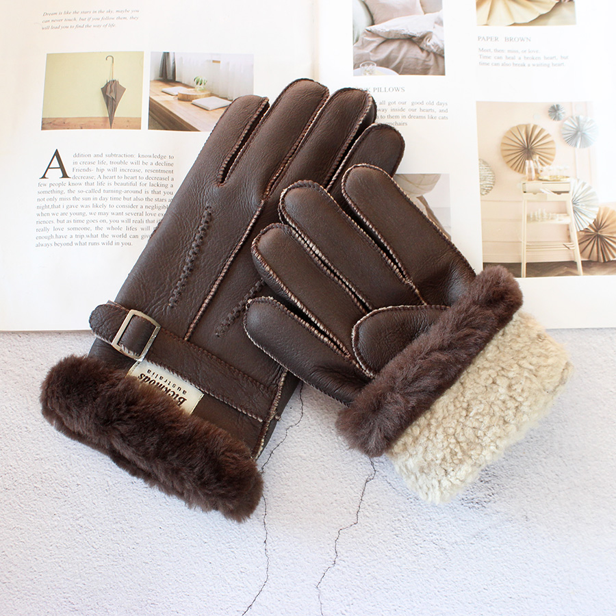 Guanti in pelliccia di montone - Leather Work Winter Gloves recensione e prezzo
