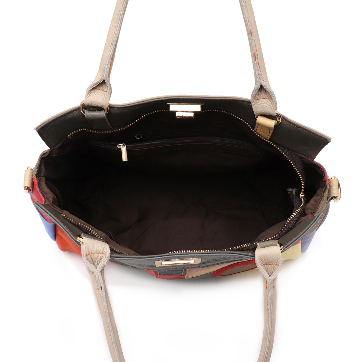 SC Chic Borsa a mano patchwork - Leather Work Handbag recensione e prezzo