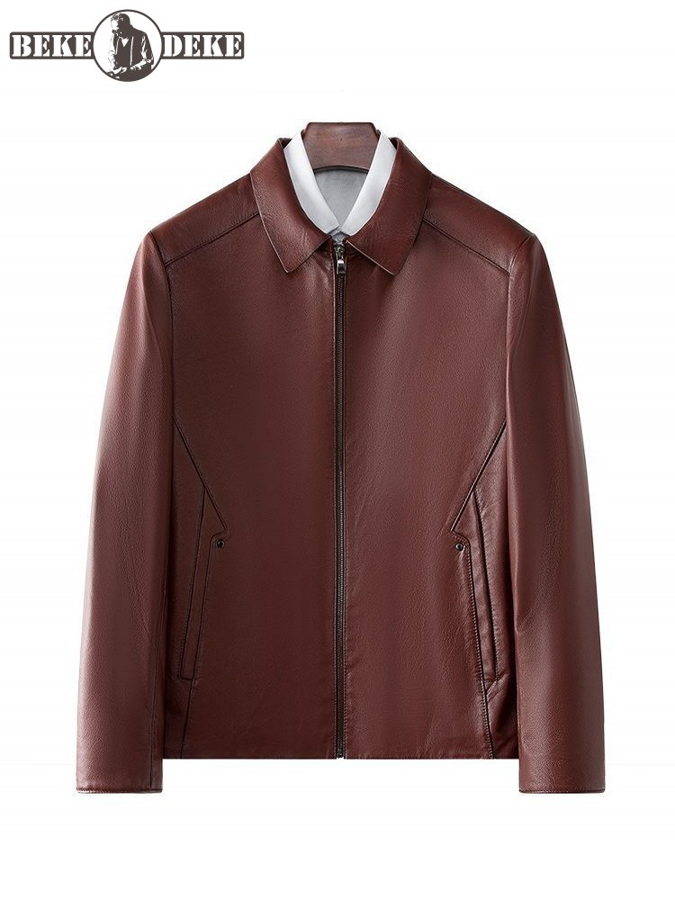 Giacca da uomo in vera pelle d - Leather Work Jacket Mens recensione e prezzo