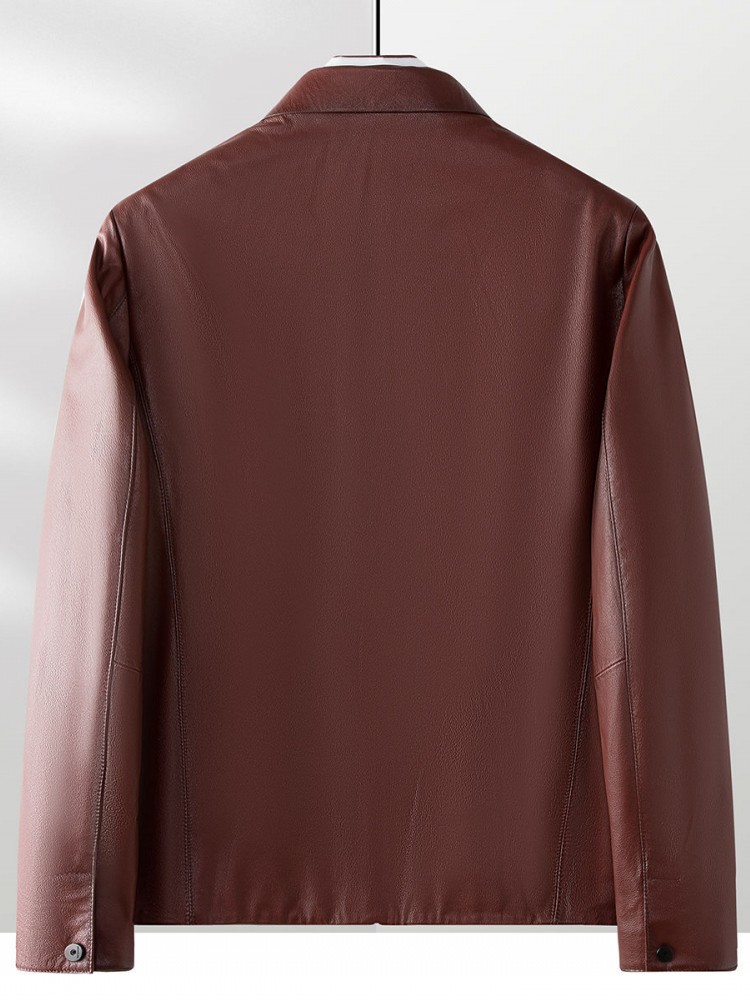 Giacca da uomo in vera pelle d - Leather Work Jacket Mens recensione e prezzo