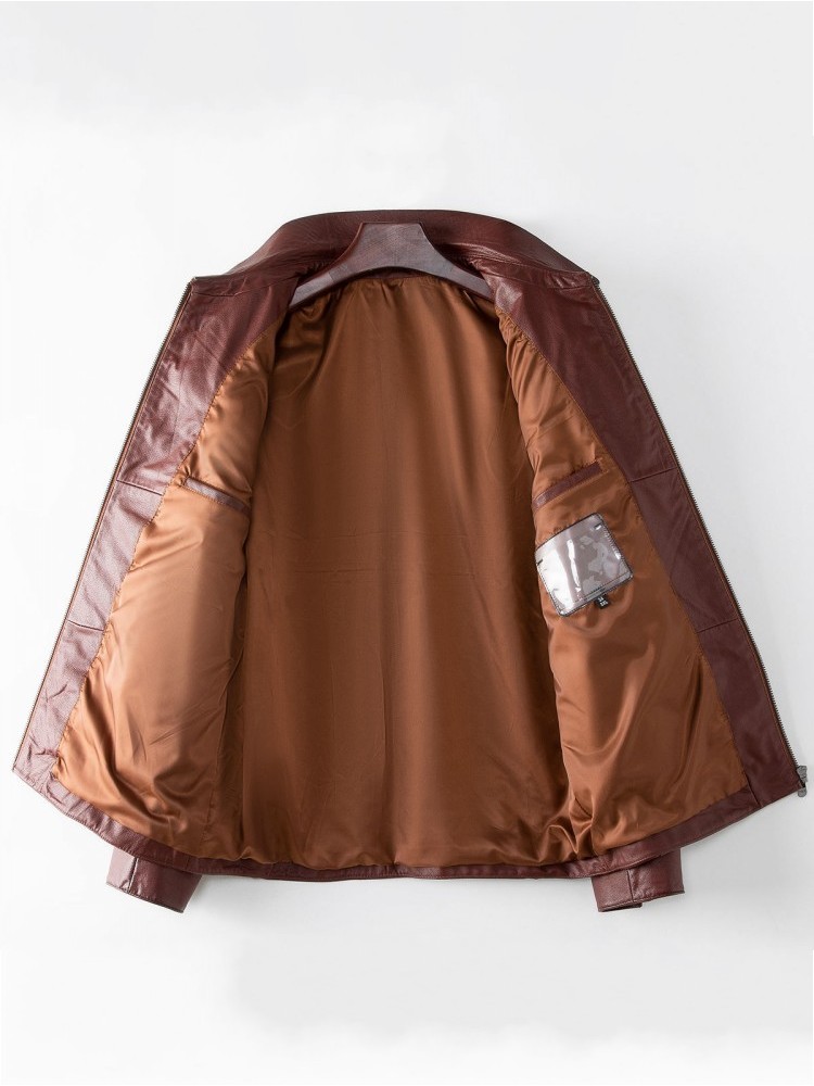 Giacca da uomo in vera pelle d - Leather Work Jacket Mens recensione e prezzo