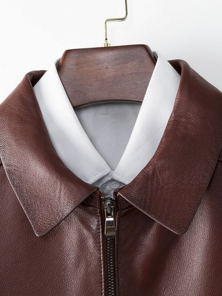 Giacca da uomo in vera pelle d - Leather Work Jacket Mens recensione e prezzo
