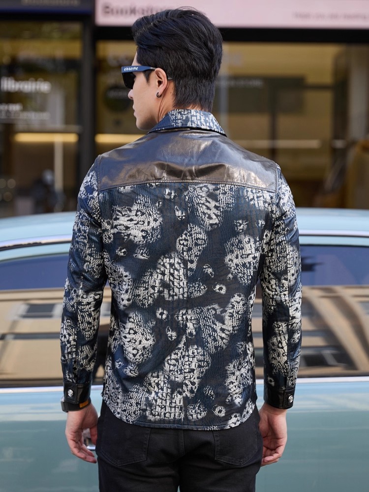 Giacca da uomo in vera pelle d - Leather Work Jacket Mens recensione e prezzo