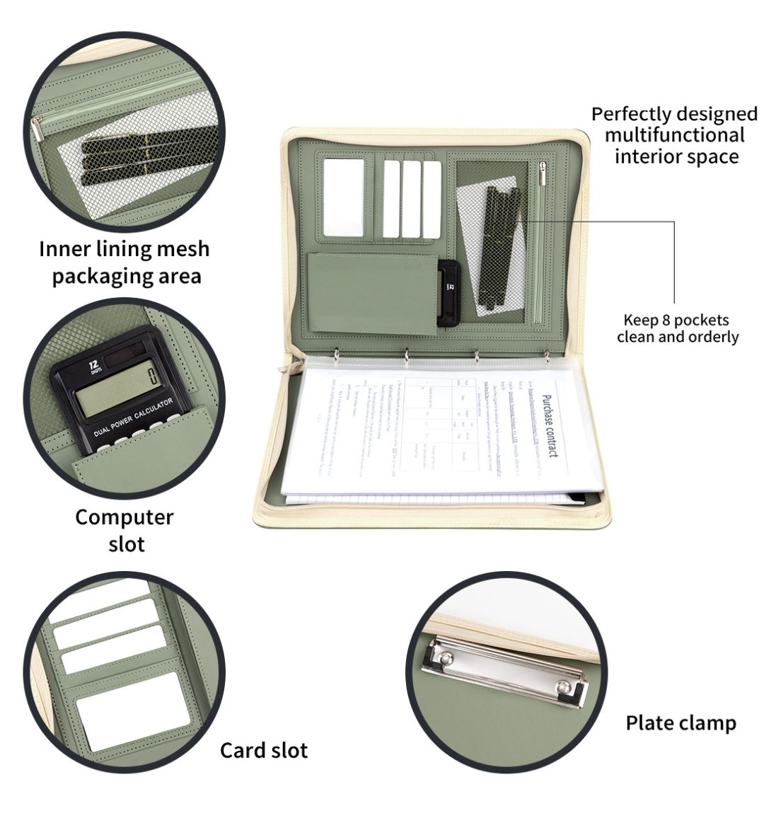 Nuova cartella padfolio A4 con - Leather Work Folder recensione e prezzo