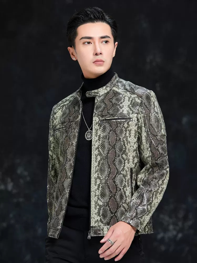 Giacca da uomo primaverile in  - Leather Work Jacket Mens recensione e prezzo