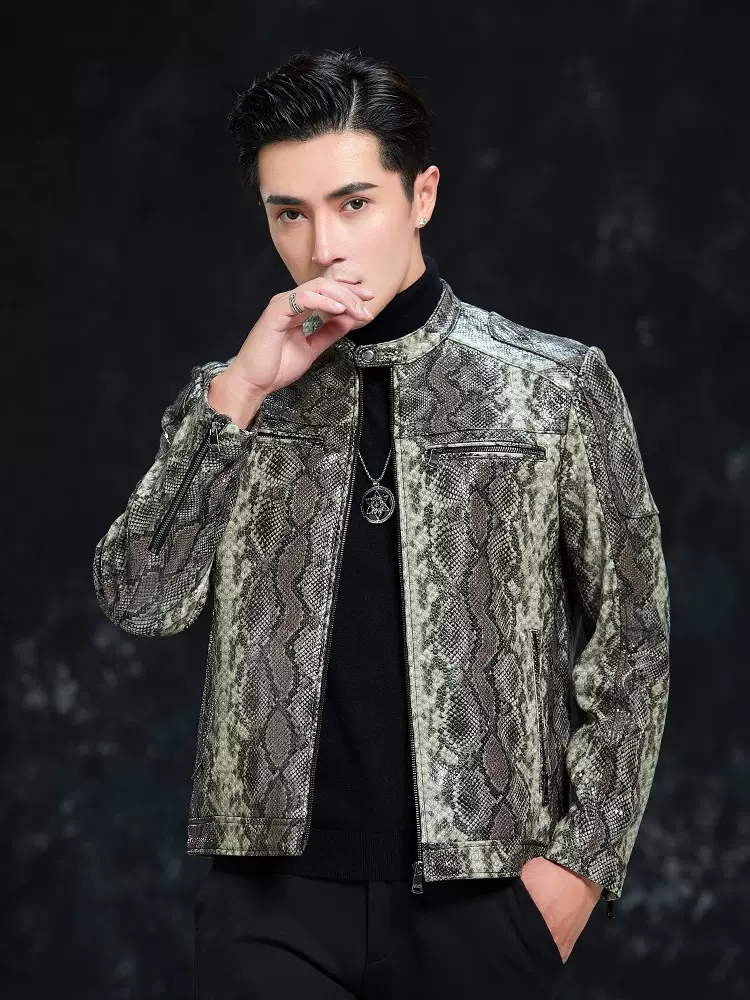 Giacca da uomo primaverile in  - Leather Work Jacket Mens recensione e prezzo