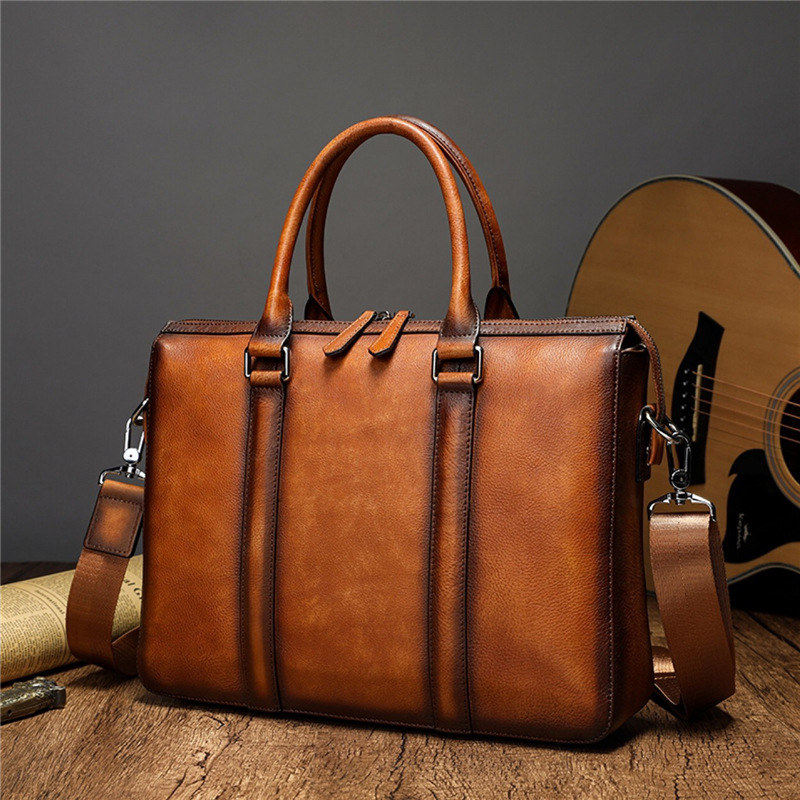 Borsa da lavoro in pelle di al - Leather Work Handbag recensione e prezzo