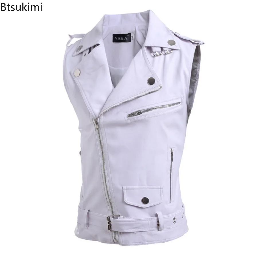 Gilet in Pelle PU Casual da Uo - Leather Work Vest recensione e prezzo