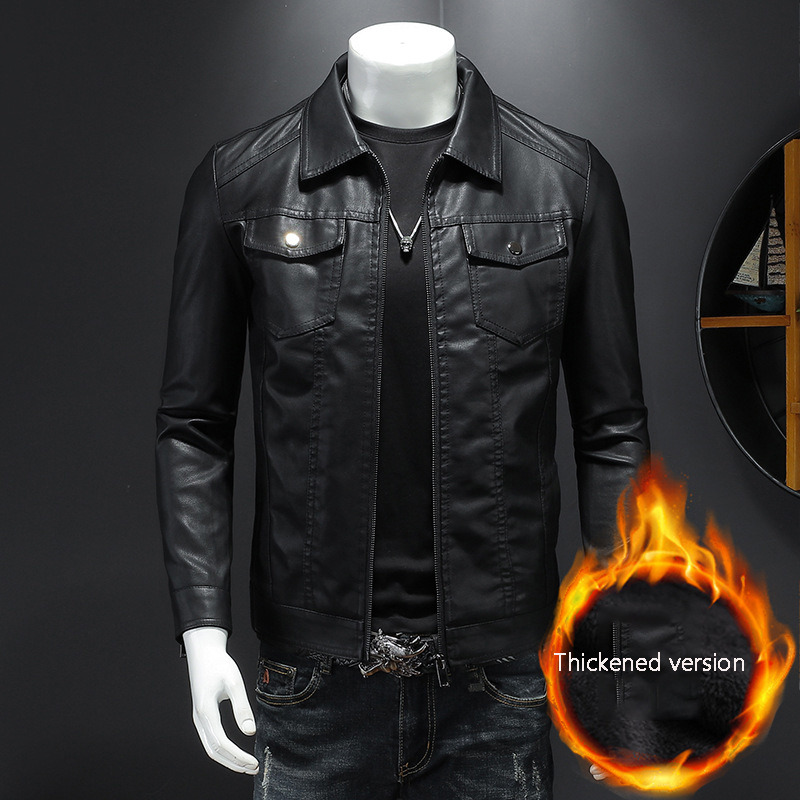 Giacca in Pelle con Colletto p - Leather Work Jacket Mens recensione e prezzo