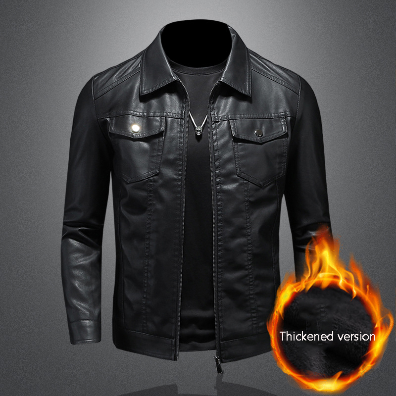 Giacca in Pelle con Colletto p - Leather Work Jacket Mens recensione e prezzo