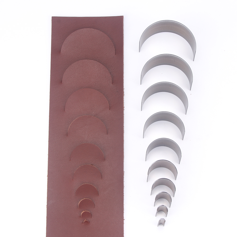 Set da 10 punzoni a semicerchi - Leatherwork Embossing recensione e prezzo