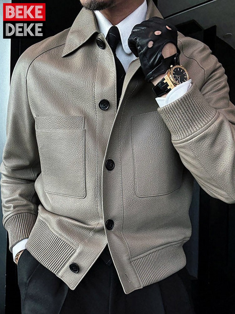 Giacca in Vera Pelle di Pecora - Leather Work Jacket Mens recensione e prezzo