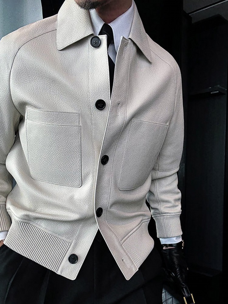 Giacca in Vera Pelle di Pecora - Leather Work Jacket Mens recensione e prezzo