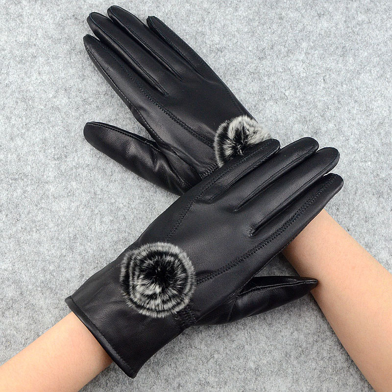 Delle donne di Inverno Genuino - Leather Work Winter Gloves recensione e prezzo