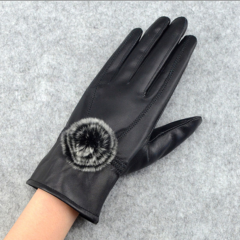 Delle donne di Inverno Genuino - Leather Work Winter Gloves recensione e prezzo