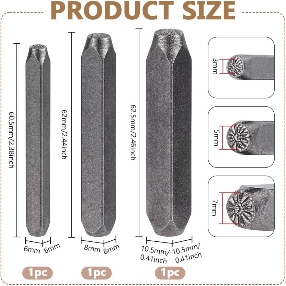 Set di 3 Punzoni in Metallo a  - Leather Work In Art recensione e prezzo