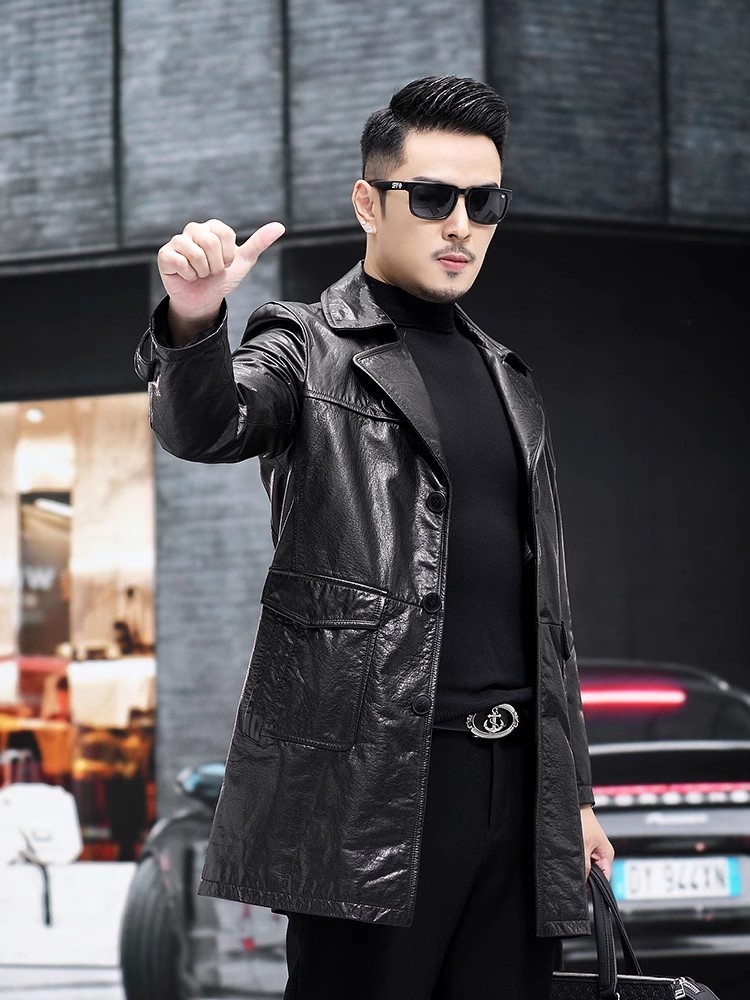 Giacca da uomo d'affari di lus - Leather Work Jacket Mens recensione e prezzo