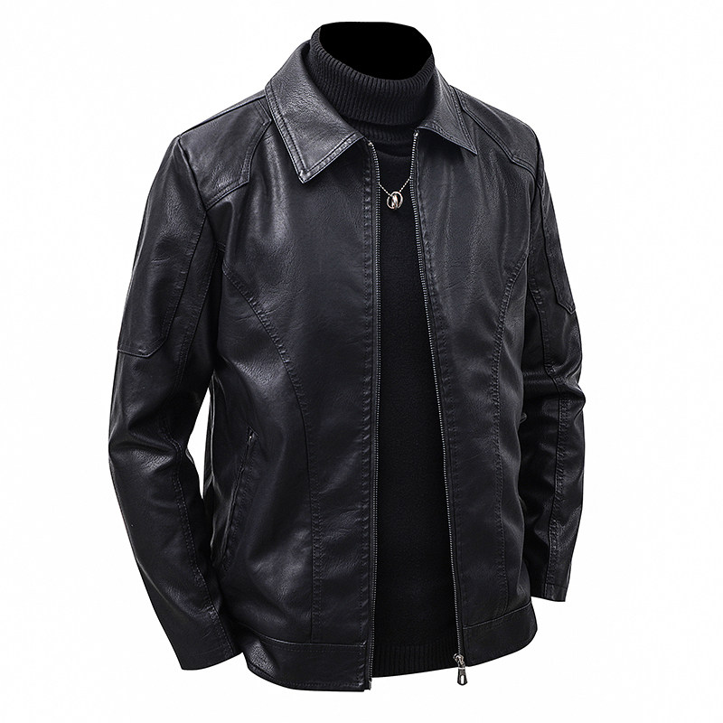 Giacca in Pelle con Colletto p - Leather Work Jacket Mens recensione e prezzo