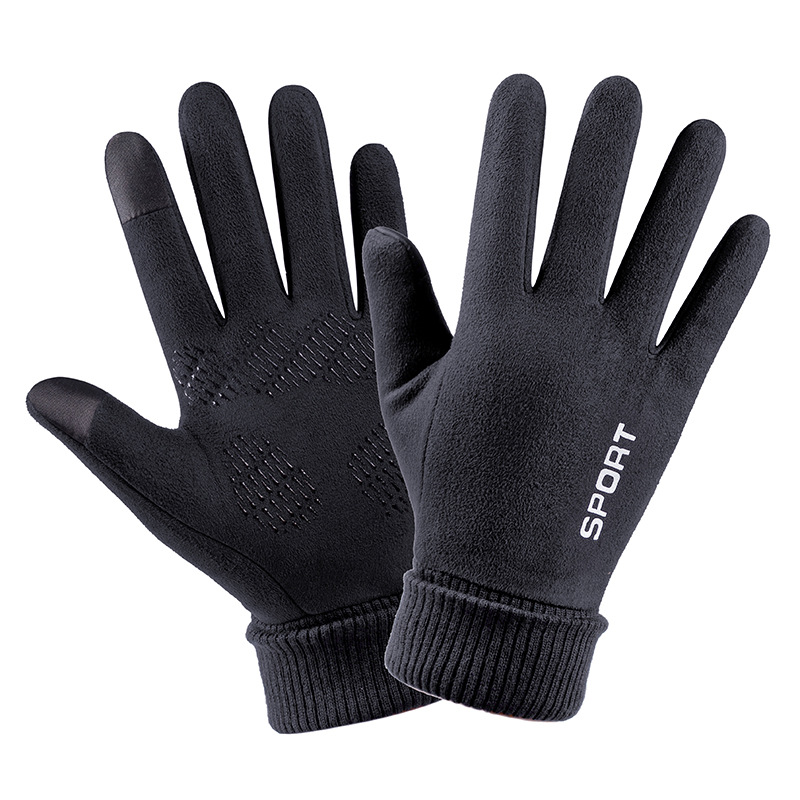 Uomo inverno pelle scamosciata - Leather Work Winter Gloves recensione e prezzo