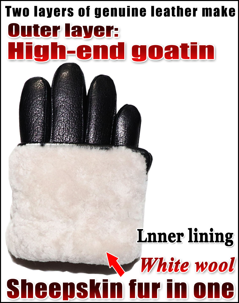 Pelle di daino da uomo e da do - Leather Work Winter Gloves recensione e prezzo