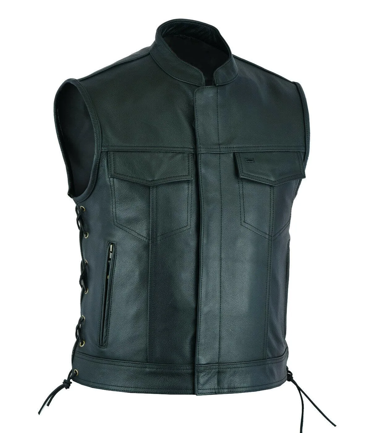 Gilet in pelle punk moda cappo - Leather Work Vest recensione e prezzo