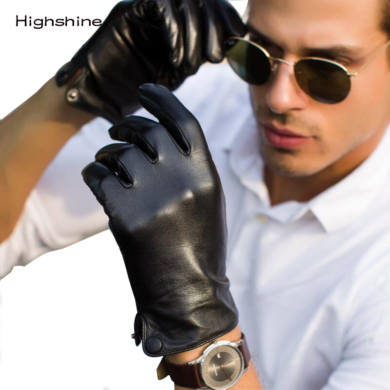 Men's Real Genuine sheepskin L - Leather Work Winter Gloves recensione e prezzo