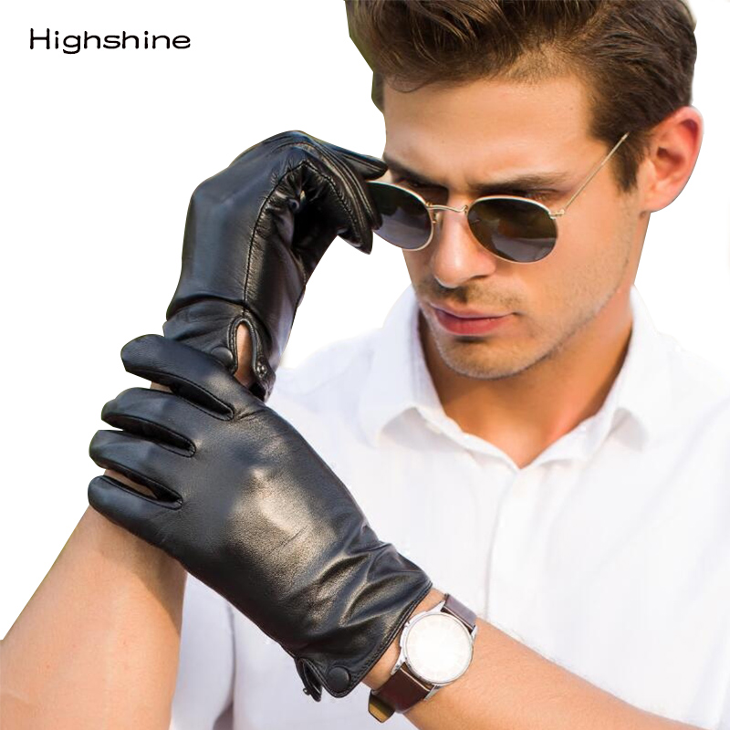 Men's Real Genuine sheepskin L - Leather Work Winter Gloves recensione e prezzo