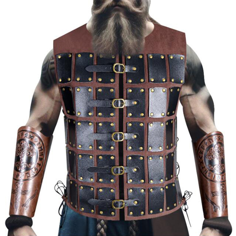 Armatura Medievale Vichinga da - Leather Work Vest recensione e prezzo